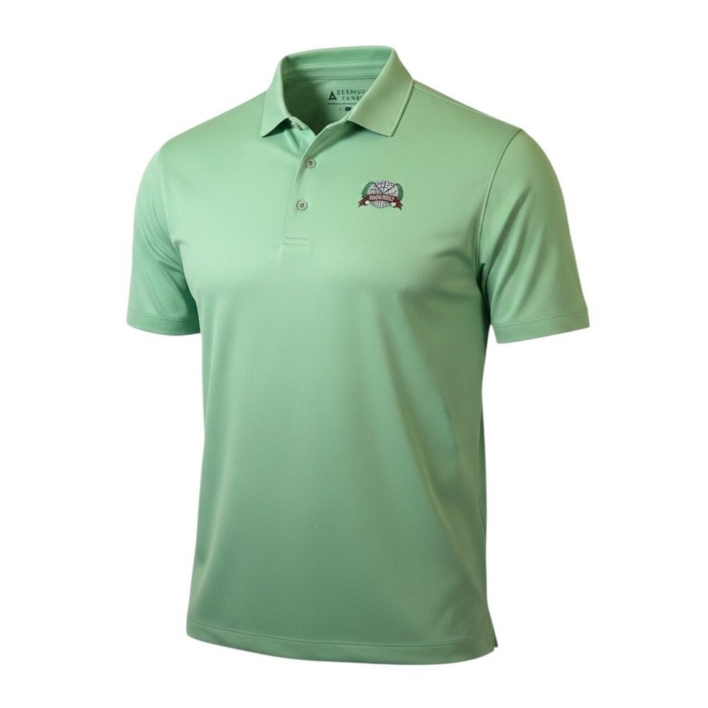 Bermuda Sands Mens Westchase Golf Polo Shirt Green UPF 50+ Size Medium NWT